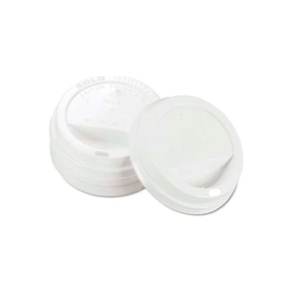 SOLO Traveler Drink-Thru Lid, White